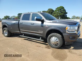 2021 Ram 3500 Limited with VIN 3C63RRRL6MG590105, listed as a Copart auction lot 73717724 with 57,580 mi miles and Salvage Title. Bid and sale history available at carsss.com. Image 4.