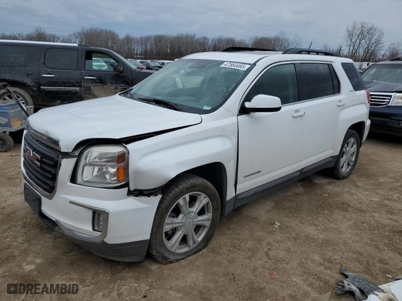 2017 GMC Terrain SLE with VIN 2GKALNEKXH6285932, listed as a Copart auction lot 47564465 with 184,915 mi miles and Salvage Title. Bid and sale history available at carsss.com. Image 1.