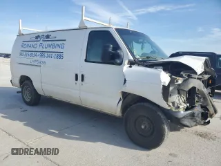 2011 Ford Econoline Cargo Commercial with VIN 1FTNE1EW9BDA90254, listed as a Copart auction lot 41644605 with Not Provided miles and Salvage Title. Bid and sale history available at DreamBid. Image 4.