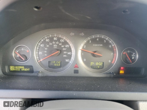 2006 Volvo XC90 2.5L Turbo with VIN YV4CZ592061255753, listed as a Copart auction lot 51928755 with 149,142 mi miles and Salvage Title. Bid and sale history available at carsss.com. Image 9.