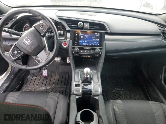 2017 Honda Civic Si with VIN 2HGFC3A50HH753243, listed as a Copart auction lot 88440335 with 82,181 mi miles and Salvage Title. Bid and sale history available at DreamBid. Image 8.