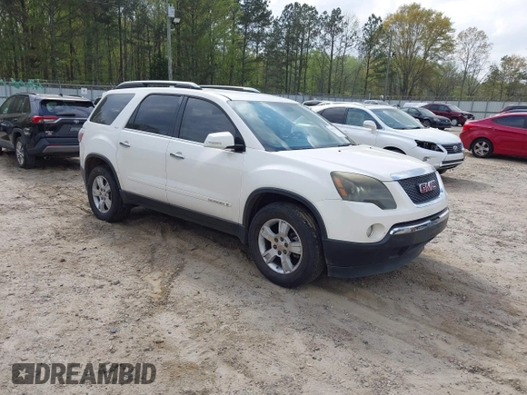 2007 GMC Acadia SLT with VIN 1GKER23737J151780, listed as a IAAI auction lot 41952083 with 172,719 mi miles and . Bid and sale history available at carsss.com. Image 1.