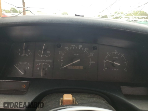 1996 Ford F-150 with VIN 1FTEF14Y2TLB39012, listed as a Copart auction lot 58576095 with 162,231 mi miles and Salvage title. Bid and sale history available at DreamBid. Image 9.