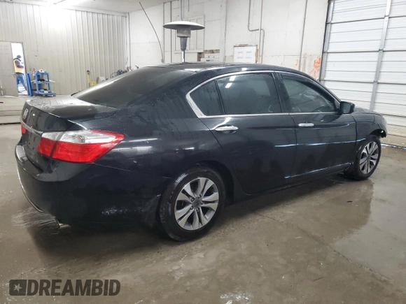 2015 Honda Accord Sedan LX with VIN 1HGCR2F30FA195196, listed as a Copart auction lot 89205545 with 137,051 mi miles and Salvage Title. Bid and sale history available at carsss.com. Image 3.