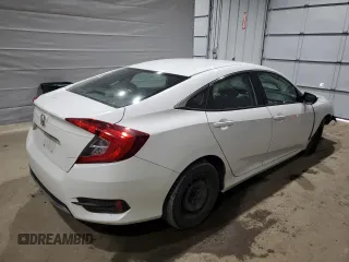 2019 Honda Civic LX with VIN 2HGFC2F61KH560862, listed as a Copart auction lot 50396895 with 55,653 mi miles and Salvage Title. Bid and sale history available at DreamBid. Image 3.