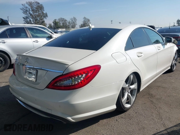 2014 Mercedes-Benz CLS-Class CLS 550 with VIN WDDLJ7DB9EA108235, listed as a IAAI auction lot 41425861 with 94,073 mi miles. Bid and sale history available at carsss.com. Image 4.