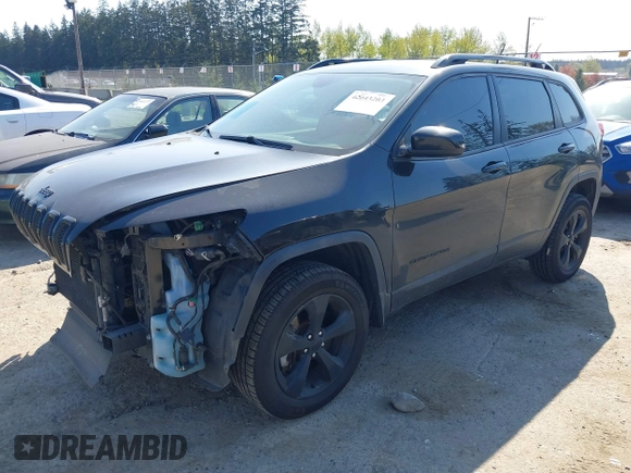 2015 Jeep Cherokee North with VIN 1C4PJMCS3FW777973, listed as a IAAI auction lot 42043203 with 158,536 mi miles. Bid and sale history available at carsss.com. Image 19.