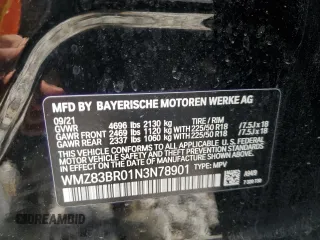 2022 MINI Countryman Cooper S z VIN WMZ83BR01N3N78901, wystawiony jako Copart lot #73167634 z przebiegiem Nie podano mil oraz Szkoda całkowita • Salvage title. Historia ofert i sprzedaży dostępna na DreamBid. Obrazek 12.