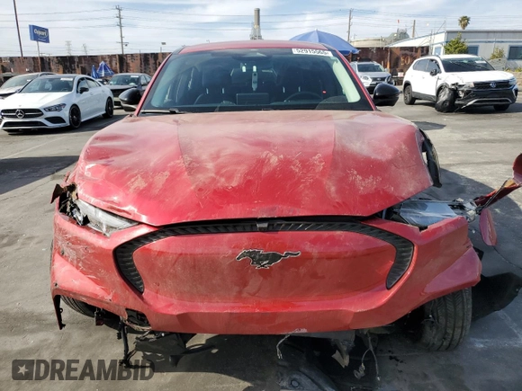 2024 Ford Mustang Mach-E Select with VIN 3FMTK1R44RMA21975, listed as a Copart auction lot 52915565 with 14,969 mi miles and Salvage title. Bid and sale history available at DreamBid. Image 5.