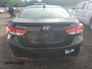 2013 Hyundai Elantra GLS with VIN 5NPDH4AE9DH338730, listed as a Copart auction lot 61090885 with 109,014 mi miles and Salvage title. Bid and sale history available at DreamBid. Image 6.