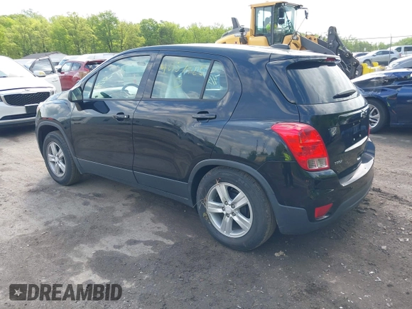 2020 Chevrolet Trax LS with VIN 3GNCJKSB8LL226077, listed as a IAAI auction lot 42157425 with 99,947 mi miles and . Bid and sale history available at DreamBid. Image 3.