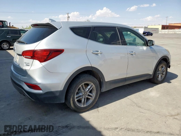 2017 Hyundai Santa Fe 2.4L with VIN 5XYZTDLB4HG449643, listed as a Copart auction lot 60880195 with 153,893 mi miles and Clean title. Bid and sale history available at DreamBid. Image 3.