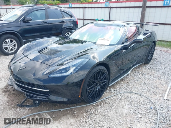 2016 Chevrolet Corvette 1LT with VIN 1G1YB2D70G5122511, listed as a IAAI auction lot 42305910 with 40,663 mi miles and . Bid and sale history available at DreamBid. Image 2.
