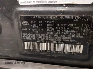 2011 Subaru Outback Limited Power Moon с VIN 4S4BRDLC7B2436083, выставлен на аукционе IAAI как лот 41834605 с пробегом 198 103 миль миль и . История ставок и продаж доступна на DreamBid. Изображение 9.