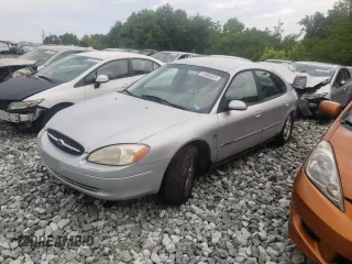 2001 Ford Taurus SES with VIN 1FAFP55S01A152441, listed as a Copart auction lot 51804323 with 163,558 mi miles and Salvage Title. Bid and sale history available at carsss.com. Image 1.