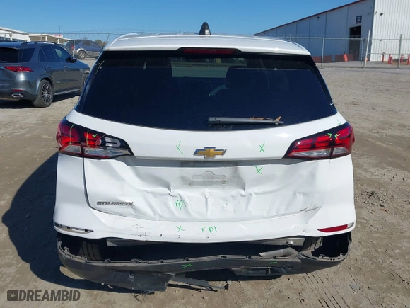2022 Chevrolet Equinox LS with VIN 3GNAXHEV5NS170333, listed as a IAAI auction lot 41149010 with 55,793 mi miles. Bid and sale history available at carsss.com. Image 16.