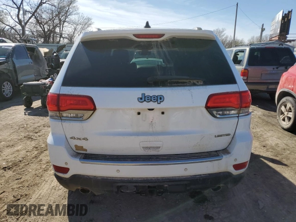 2017 Jeep Grand Cherokee Limited 75th Anniversary with VIN 1C4RJFBT0HC893988, listed as a Copart auction lot 49894675 with 96,226 mi miles and Salvage title. Bid and sale history available at DreamBid. Image 6.
