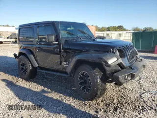 2018 Jeep Wrangler Sport with VIN 1C4GJXAG0JW146865, listed as a Copart auction lot 75021554 with 66,548 mi miles and Salvage Title. Bid and sale history available at carsss.com. Image 4.