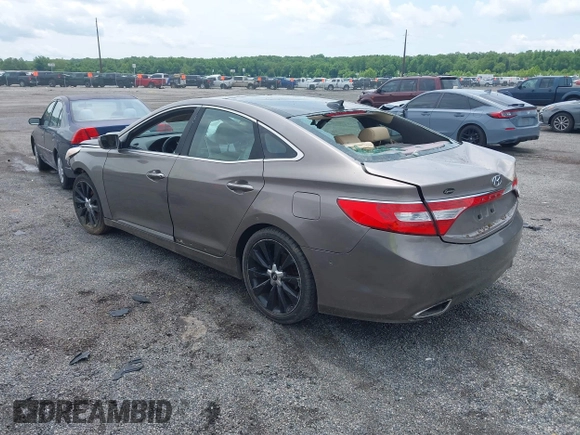2013 Hyundai Azera with VIN KMHFH4JG2DA263558, listed as a IAAI auction lot 42434288 with 147,282 mi miles and . Bid and sale history available at DreamBid. Image 3.
