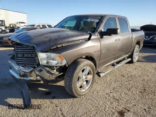 2018 Ram 1500 Big Horn with VIN 1C6RR7LM6JS355577, listed as a Copart auction lot 84673934 with 105,810 mi miles and Salvage Title. Bid and sale history available at carsss.com. Image 1.