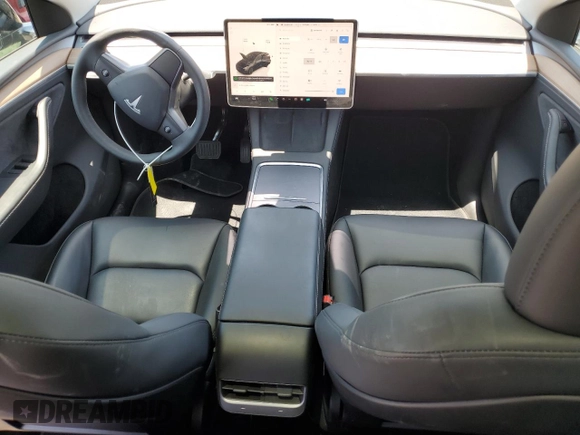 2024 Tesla Model Y Long Range with VIN 7SAYGDEEXRA253111, listed as a Copart auction lot 60929295 with 16,423 mi miles and Salvage title. Bid and sale history available at DreamBid. Image 8.