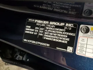 2023 Fisker Ocean One с VIN VCF1ZBU27PG005781, выставлен на аукционе Copart как лот 61660935 с пробегом 7 555 миль миль и Чистый • Clean title. История ставок и продаж доступна на DreamBid. Изображение 13.