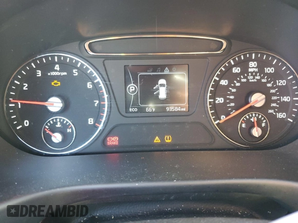 2016 Kia Sorento EX with VIN 5XYPH4A10GG055557, listed as a Copart auction lot 88999925 with 93,584 mi miles and Salvage Title. Bid and sale history available at DreamBid. Image 9.
