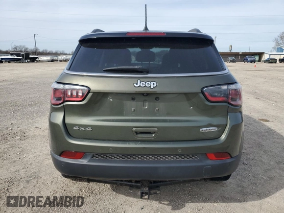 2018 Jeep Compass Altitude with VIN 3C4NJDBBXJT177703, listed as a Copart auction lot 88460305 with 107,983 mi miles and Salvage Title. Bid and sale history available at carsss.com. Image 6.