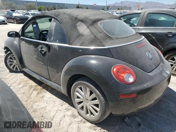 2008 Volkswagen Beetle SE with VIN 3VWRF31Y78M400218, listed as a Copart auction lot 61275115 with 133,167 mi miles and Salvage title. Bid and sale history available at DreamBid. Image 2.