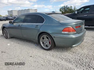 2004 BMW 7 Series with VIN WBAGN83574DK11116, listed as a Copart auction lot 88241625 with Not provided miles and Clean title. Bid and sale history available at DreamBid. Image 2.