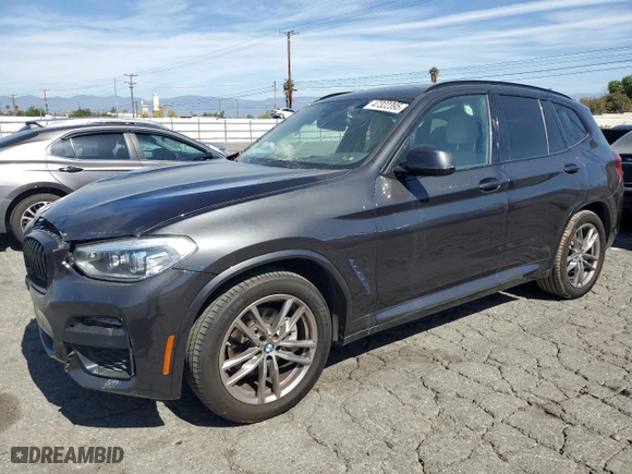 2021 BMW X3 sDrive30i with VIN 5UXTY3C07M9E82696, listed as a Copart auction lot 47322395 with 46,477 mi miles and Salvage Title. Bid and sale history available at carsss.com. Image 1.
