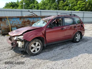 2010 Subaru Forester X with VIN JF2SH6BC8AH792575, listed as a Copart auction lot 61881595 with Not provided miles and Salvage title. Bid and sale history available at DreamBid. Image 1.