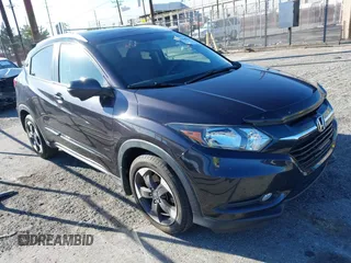 2018 Honda HR-V EX-L Navi with VIN 3CZRU5H70JM702032, listed as a IAAI auction lot 41680864 with 104,092 mi miles. Bid and sale history available at carsss.com. Image 1.