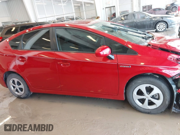 2013 Toyota Prius One with VIN JTDKN3DU6D5590982, listed as a IAAI auction lot 41609675 with Not Provided miles. Bid and sale history available at carsss.com. Image 14.