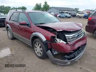 2008 Ford Taurus X SEL with VIN 1FMDK02W98GA15138, listed as a IAAI auction lot 42628722 with 195,623 mi miles and . Bid and sale history available at DreamBid. Image 1.