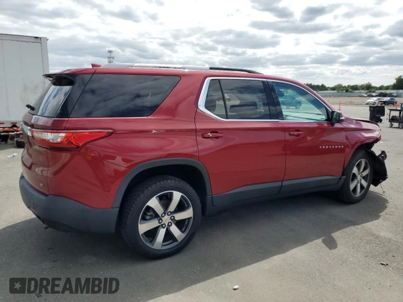 2018 Chevrolet Traverse LT Leather with VIN 1GNEVHKW6JJ106706, listed as a Copart auction lot 68302204 with 60,121 mi miles and Salvage Title. Bid and sale history available at carsss.com. Image 3.