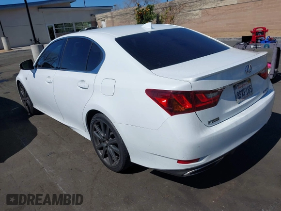 2015 Lexus GS 350 with VIN JTHBE1BLXFA007479, listed as a IAAI auction lot 41680349 with 165,102 mi miles and . Bid and sale history available at DreamBid. Image 3.