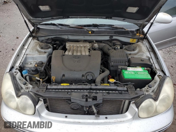 2005 Hyundai Sonata GLS with VIN KMHWF35H45A165863, listed as a Copart auction lot 82361594 with 75,162 mi miles and Salvage Title. Bid and sale history available at carsss.com. Image 11.