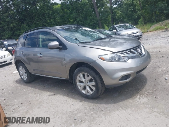 2012 Nissan Murano SL z VIN JN8AZ1MU3CW101990, wystawiony jako IAAI lot #42821851 z przebiegiem 135 585 mil mil oraz . Historia ofert i sprzedaży dostępna na DreamBid. Obrazek 1.