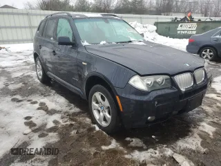 2009 BMW X3 xDrive30i with VIN WBXPC93409WJ30690, listed as a Copart auction lot 44971205 with 0 mi miles and Salvage Title. Bid and sale history available at carsss.com. Image 4.
