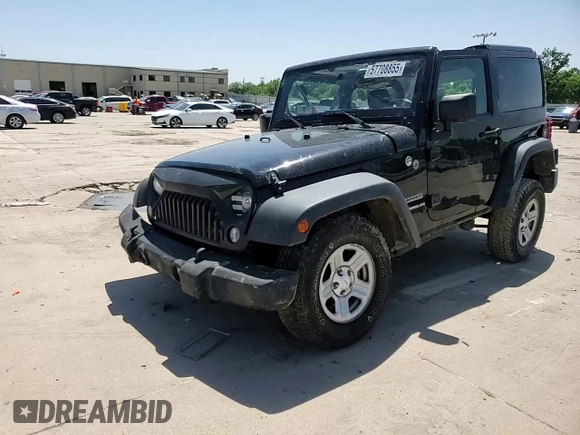 2017 Jeep Wrangler Sport with VIN 1C4AJWAG6HL506829, listed as a Copart auction lot 57708855 with 132,086 mi miles and Salvage title. Bid and sale history available at DreamBid. Image 13.