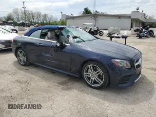 2018 Mercedes-Benz E-Class E 400 with VIN WDD1K6GB2JF052758, listed as a Copart auction lot 50656174 with 36,736 mi miles. Bid and sale history available at carsss.com. Image 4.