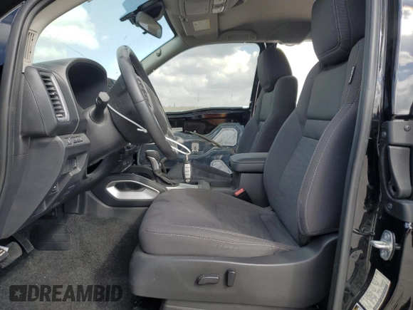 2022 Nissan Frontier SV with VIN 1N6ED1CM4NN682645, listed as a Copart auction lot 74834384 with 25,912 mi miles and Salvage title. Bid and sale history available at DreamBid. Image 7.