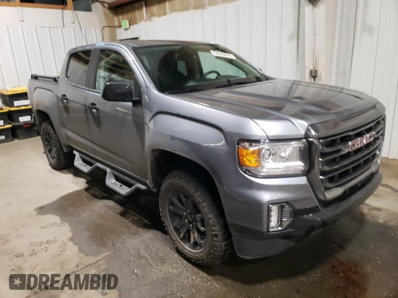 2022 GMC Canyon 4WD AT4 w/Cloth with VIN 1GTG6FENXN1125111, listed as a Copart auction lot 84546814 with 21,267 mi miles and Salvage Title. Bid and sale history available at carsss.com. Image 4.