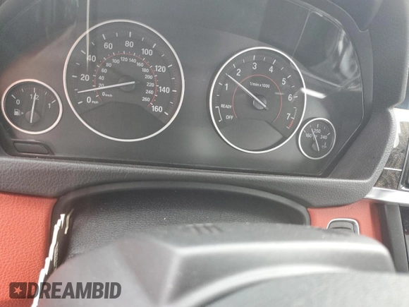 2015 BMW 4 Series 435i with VIN WBA3T3C52F5A40489, listed as a Copart auction lot 44708575 with Not Provided miles and Salvage Title. Bid and sale history available at carsss.com. Image 9.