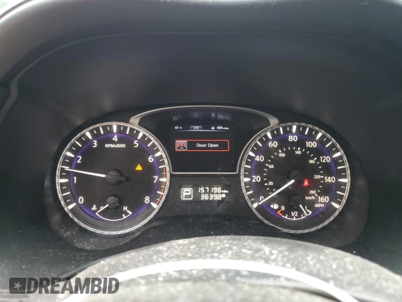 2015 Infiniti QX60 with VIN 5N1AL0MM6FC559628, listed as a Copart auction lot 60128485 with 157,196 mi miles and Salvage title. Bid and sale history available at DreamBid. Image 9.
