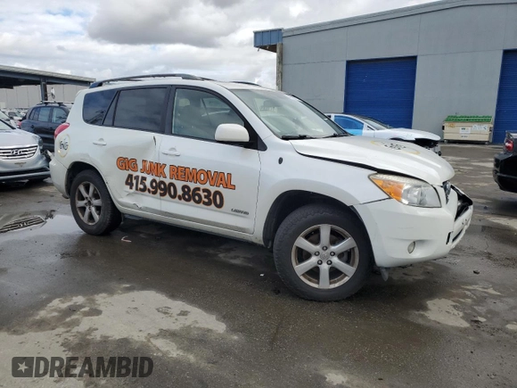 2007 Toyota RAV4 Limited with VIN JTMZK31VX75008441, listed as a Copart auction lot 44715115 with 156,103 mi miles and Salvage Title. Bid and sale history available at carsss.com. Image 4.