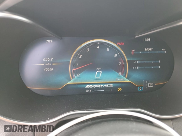 2021 Mercedes-Benz C 43 AMG with VIN W1KWF6EB9MR616681, listed as a Copart auction lot 66901253 with 40,668 mi miles and . Bid and sale history available at DreamBid. Image 9.