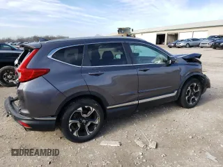 2018 Honda CR-V Touring with VIN 2HKRW2H96JH600191, listed as a Copart auction lot 45197615 with 129,031 mi miles and Salvage Title. Bid and sale history available at carsss.com. Image 3.
