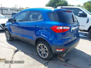 2019 Ford EcoSport Titanium z VIN MAJ6S3KL0KC260936, wystawiony jako IAAI lot #42264210 z przebiegiem 114 755 mil mil oraz . Historia ofert i sprzedaży dostępna na DreamBid. Obrazek 3.